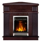 Casa si Gradina - Termice - Sobe, Seminee si accesorii - Seminee - Semineu electric Marina colț & Gala silver, Art Flame, 1000x1000x500 mm, 2000W - Infinity.ro