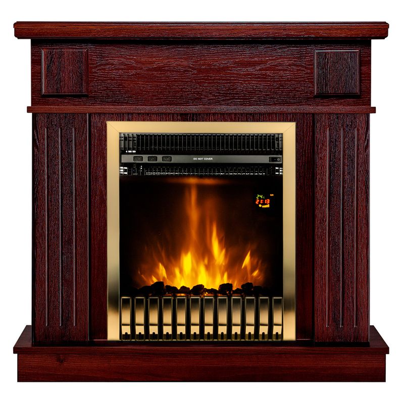 Casa si Gradina - Termice - Sobe, Seminee si accesorii - Seminee - Semineu electric Marina & Gala gold, Art Flame, 997x1034x270 mm, 2000W, Termostat - Infinity.ro