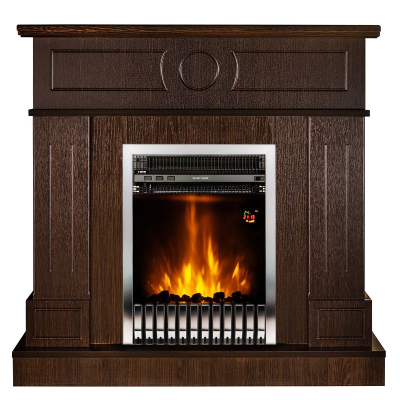 Casa si Gradina - Termice - Sobe, Seminee si accesorii - Seminee - Semineu electric Ambasador & Gala silver, Art Flame, 1000x1048x300 mm, 2000W - Infinity.ro