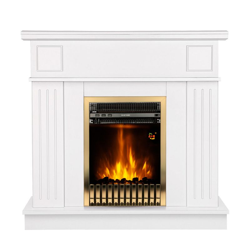Casa si Gradina - Termice - Sobe, Seminee si accesorii - Seminee - Semineu electric Marina & Gala gold, Art Flame, 997x1034x270 mm, 2000W, Termostat - Infinity.ro