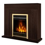 Casa si Gradina - Termice - Sobe, Seminee si accesorii - Seminee - Semineu electric Agnes wenge & Gala gold, Art Flame, 850x950x300 mm, 2000W - Infinity.ro