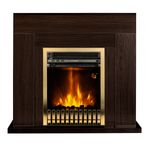 Casa si Gradina - Termice - Sobe, Seminee si accesorii - Seminee - Semineu electric Agnes wenge & Gala gold, Art Flame, 850x950x300 mm, 2000W - Infinity.ro