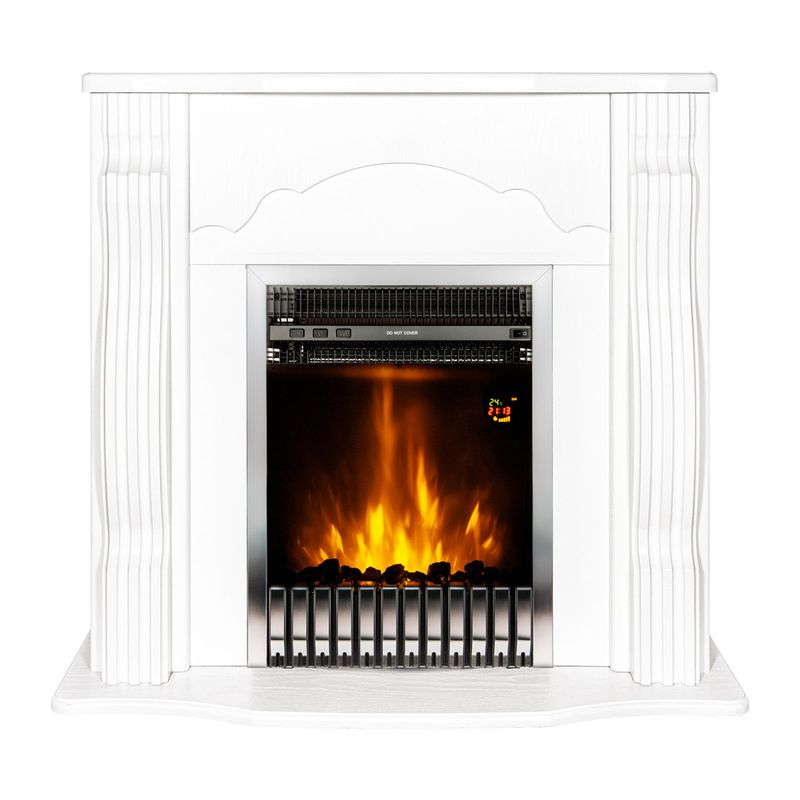 Casa si Gradina - Termice - Sobe, Seminee si accesorii - Seminee - Semineu electric Clasic  & Gala silver, Art Flame, 883x950x300 mm, 2000W - Infinity.ro