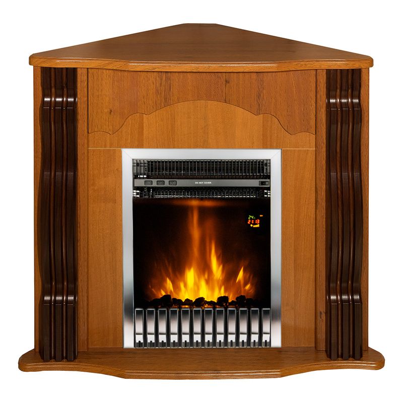 Casa si Gradina - Termice - Sobe, Seminee si accesorii - Seminee - Semineu electric Clasic colț & Gala silver, Art Flame, 883x950x475 mm, 2000W - Infinity.ro