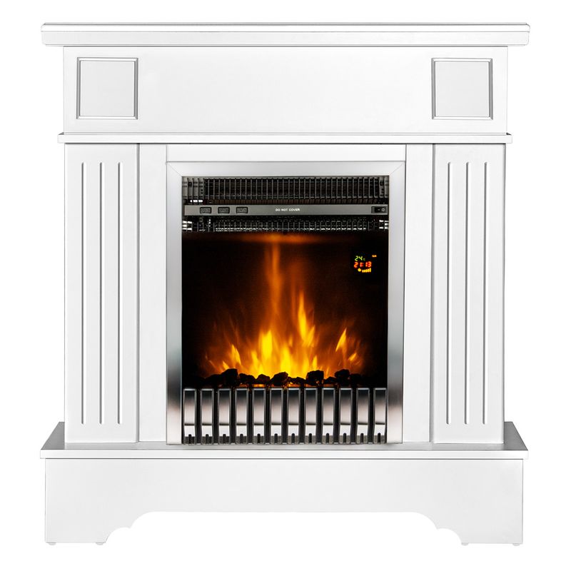 Casa si Gradina - Termice - Sobe, Seminee si accesorii - Seminee - Semineu electric Marina extra & Gala silver, Art Flame, 1092x1034x300 mm, 2000W - Infinity.ro