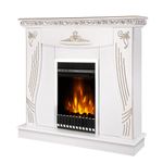 Casa si Gradina - Termice - Sobe, Seminee si accesorii - Seminee - Semineu electric Napoli & Gala silver, Art Flame, 1035x1100x300 mm, 2000W - Infinity.ro