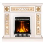 Casa si Gradina - Termice - Sobe, Seminee si accesorii - Seminee - Semineu electric Versailles gold & Gala silver, Art Flame, 1020x1100x300 mm, 2000W - Infinity.ro