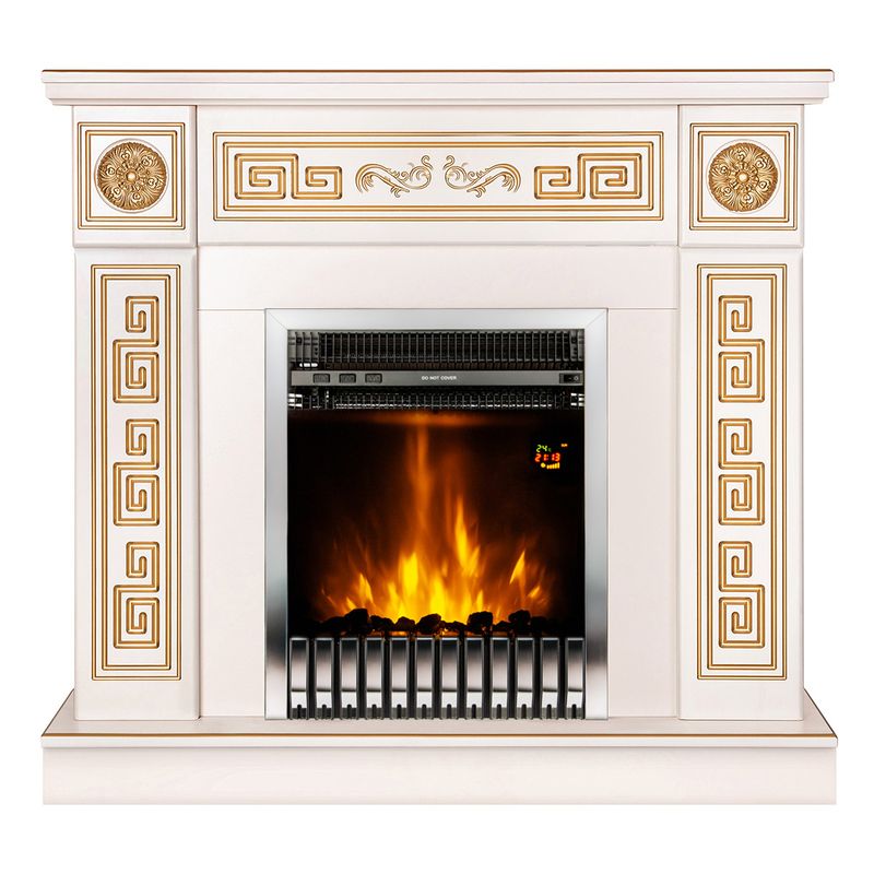Casa si Gradina - Termice - Sobe, Seminee si accesorii - Seminee - Semineu electric Versailles gold & Gala silver, Art Flame, 1020x1100x300 mm, 2000W - Infinity.ro