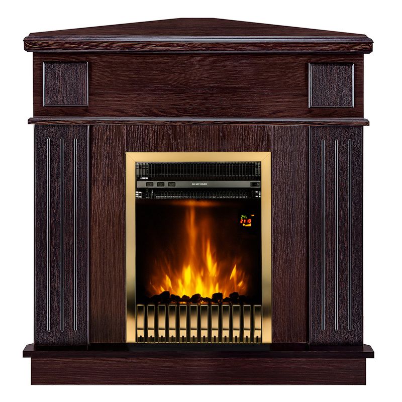 Casa si Gradina - Termice - Sobe, Seminee si accesorii - Seminee - Semineu electric Marina colț & Gala gold, Art Flame, 1000x1000x500 mm, 2000W - Infinity.ro