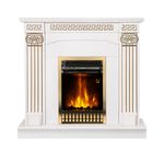 Casa si Gradina - Termice - Sobe, Seminee si accesorii - Seminee - Semineu electric Calisto & Gala gold, Art Flame, 1020x1100x300 mm, 2000W - Infinity.ro