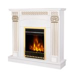 Casa si Gradina - Termice - Sobe, Seminee si accesorii - Seminee - Semineu electric Calisto & Gala gold, Art Flame, 1020x1100x300 mm, 2000W - Infinity.ro