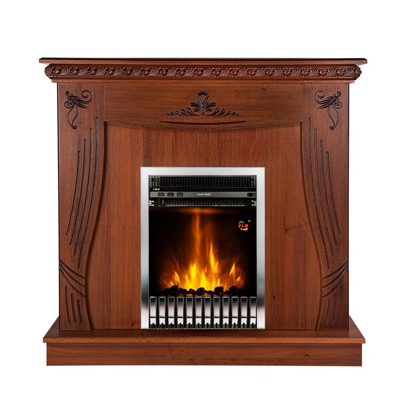 Casa si Gradina - Termice - Sobe, Seminee si accesorii - Seminee - Semineu electric Napoli & Gala silver, Art Flame, 1035x1100x300 mm, 2000W - Infinity.ro