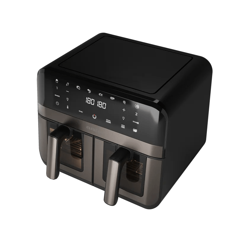 Electronice si Electrocasnice - Electrocasnice bucatarie - Aparate de gatit & desert - Friteuze - Friteuza Aiwa AFR-9000, 2400W, 9 litri, 8 programe, 80°C - 200°C, 60 minute, Defrost si autocuratare - Infinity.ro