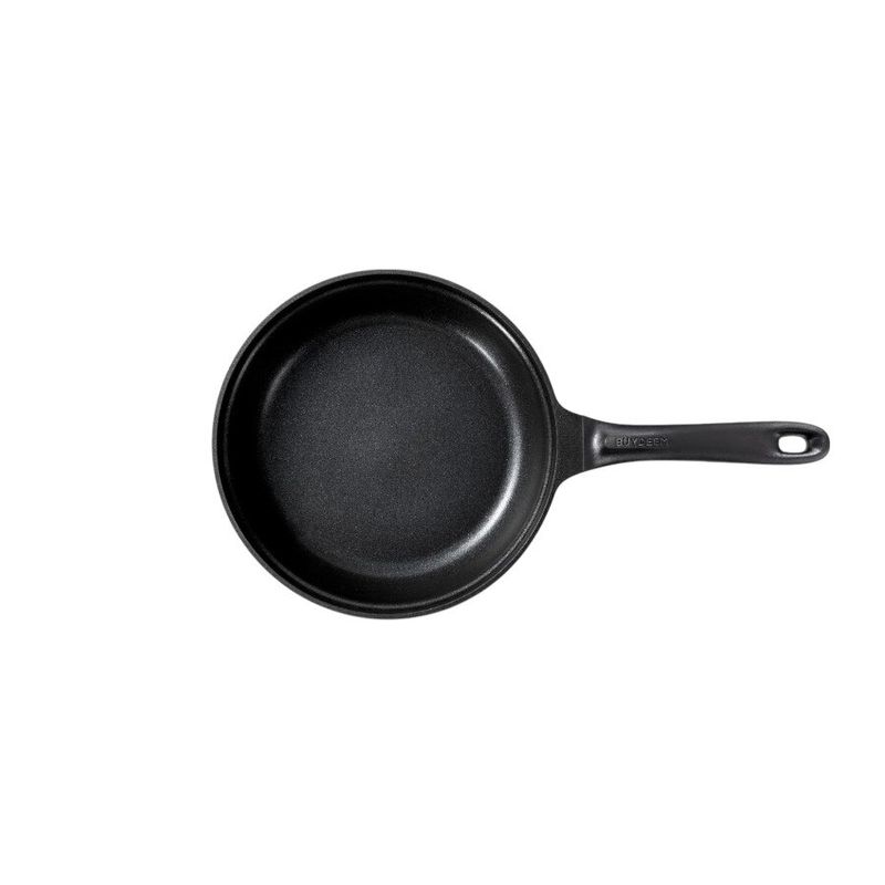 Casa si Gradina - Bucatarie si vesela - Vase pentru gatit - Tigai si seturi - Tigaie din aluminiu BUYDEEM 25cm, antiaderenta, cu capac din sticla - Infinity.ro