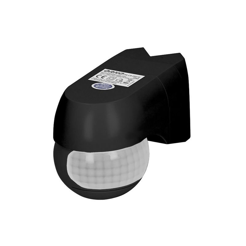 Casa si Gradina - Corpuri si surse de iluminat - Accesorii corpuri de iluminat - Senzor de miscare ORNO OR-CR-262/B, unghi detectie 220°, 1200W, IP44, reglarea intensitatii luminii, reglabil orizontal - Infinity.ro