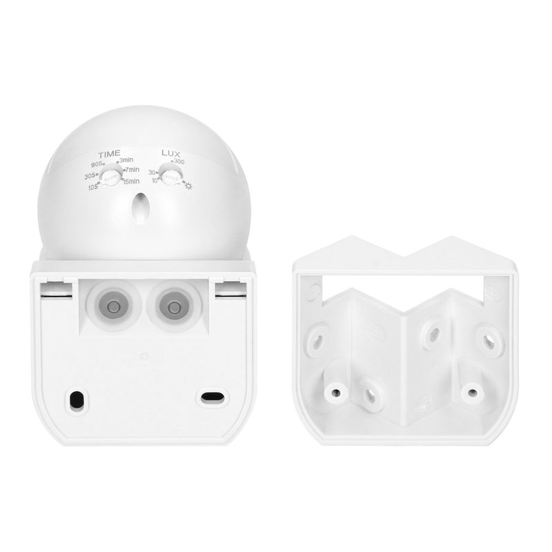 Casa si Gradina - Corpuri si surse de iluminat - Accesorii corpuri de iluminat - Senzor de miscare ORNO OR-CR-262/W, unghi detectie 220°, 1200W, IP44, reglarea intensitatii luminii, reglabil vertical s - Infinity.ro