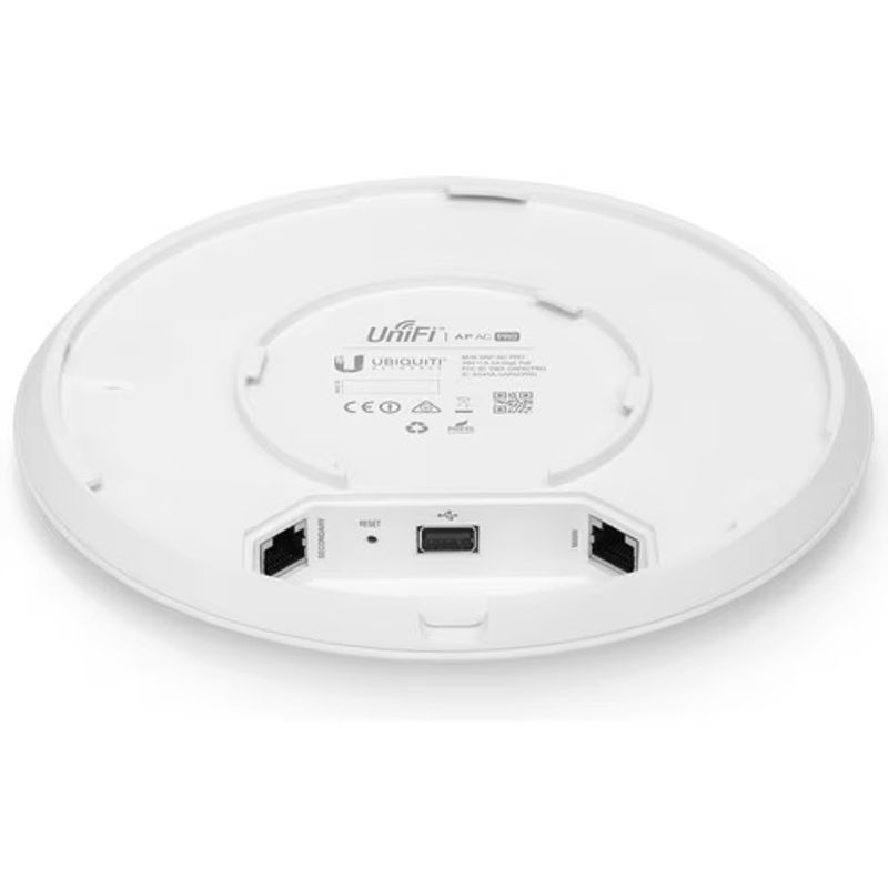 PC, gaming si accesorii - Retelistica - Wireless - Acces Point-uri - Acess Point Ubiquiti UAP-AC-PRO, 2xWAN Gigabit, 2 antene interne x 3dBi, AC1750 (1300/450Mbps), 3x3 MIMO, kit montare ta - Infinity.ro