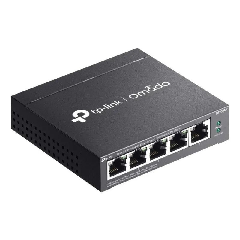 PC, gaming si accesorii - Retelistica - Switch-uri - Switch-uri cu management - Switch TP-Link Omada ES205G Managed Gigabit Ethernet (10/100/1000) Black - Infinity.ro