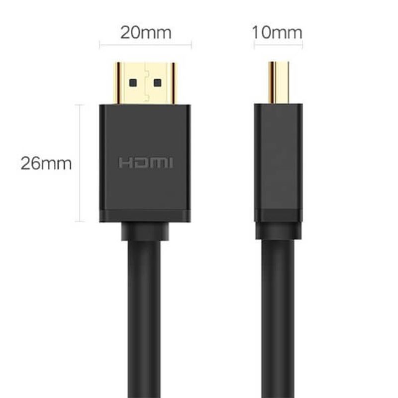 TV, Audio-Video si Foto - Accesorii TV si audio - Cabluri si adaptoare audio - Cablu HDMI Ugreen HD104, Tata-Tata, 4K@60Hz, 26AWG, 10/15m, Negru - 15 m - Infinity.ro