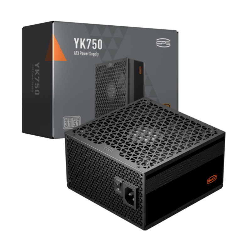 PC, gaming si accesorii - Componente PC - Componente - Surse de alimentare PC - Sursa PCCooler „YK750”, 750W, certificare 80 Plus Bronze, non-modular, fan 135mm, negru - Infinity.ro