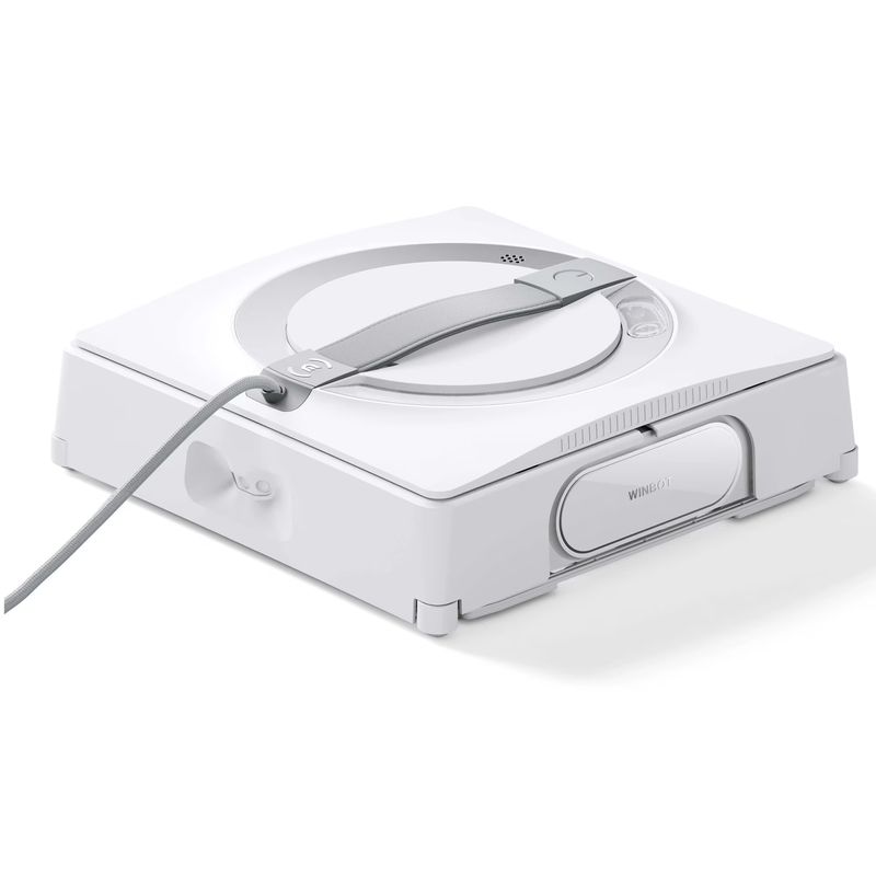 Electronice si Electrocasnice - Ingrijirea locuintei - Aspiratoare - Robot de curatare a feroneriilor Ecovacs Winbot W2S, alimentare cu acumulator, capacitate colectare 0.6 l, Alb - Infinity.ro