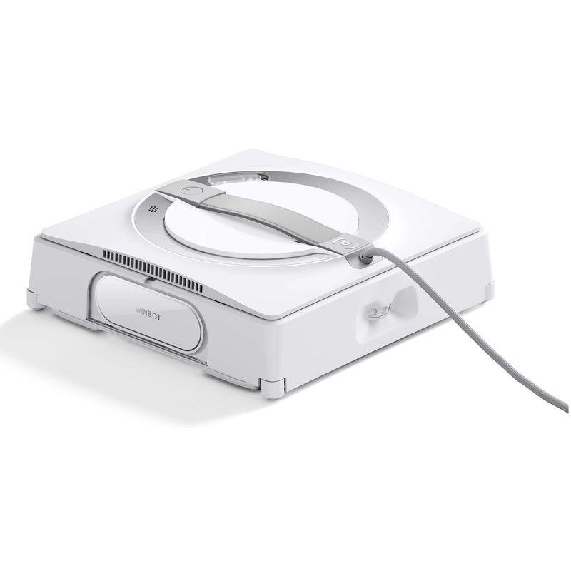 Electronice si Electrocasnice - Ingrijirea locuintei - Aspiratoare - Robot de curatare a feroneriilor Ecovacs Winbot W2S, alimentare cu acumulator, capacitate colectare 0.6 l, Alb - Infinity.ro