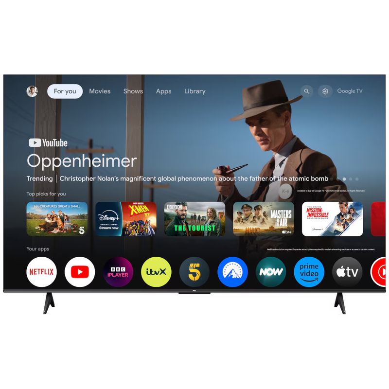 TV, Audio-Video si Foto - Televizoare - Televizor LED TCL 75V6C, Smart TV, 189 cm, Ultra HD 4K, Google TV, Clasa E - Infinity.ro