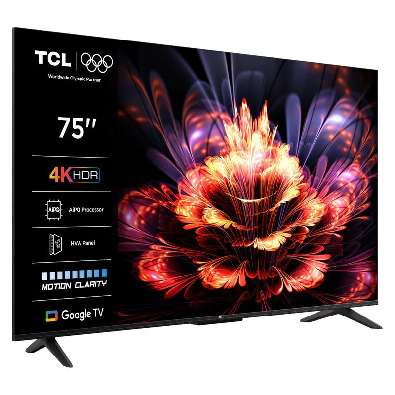 TV, Audio-Video si Foto - Televizoare - Televizor LED TCL 75V6C, Smart TV, 189 cm, Ultra HD 4K, Google TV, Clasa E - Infinity.ro