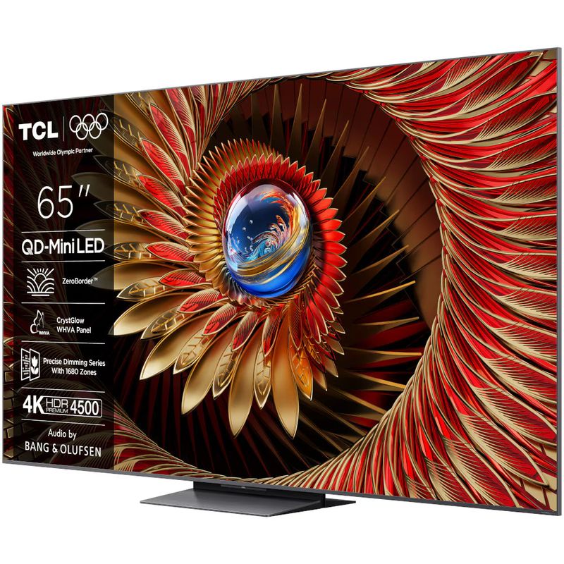 TV, Audio-Video si Foto - Televizoare - Televizor Mini LED TCL 65Q8C, 164 cm, Google TV, Ultra HD 4K, Clasa D - Infinity.ro
