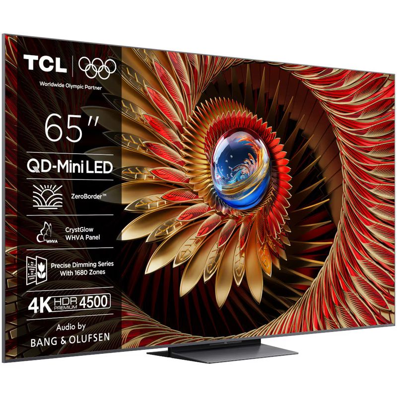 TV, Audio-Video si Foto - Televizoare - Televizor Mini LED TCL 65Q8C, 164 cm, Google TV, Ultra HD 4K, Clasa D - Infinity.ro