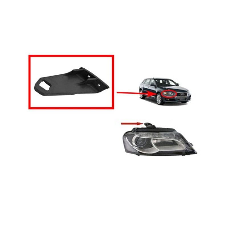 Auto si Moto - Piese auto si accesorii - Caroserie - Faruri, stopuri si proiectoare - Kit reparatie far stanga Audi A3 8P Facelift 2008-2012 - HBA38P / 8P0998121A - Infinity.ro