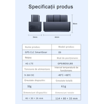 Auto si Moto - Electronice auto - Navigatii GPS - Mini GPS Tracker Auto OBD 4G Negru – Urmarire in Timp Real, Istoric Traseu, Alerte Viteza si Zona, Instalare Rapida - Infinity.ro