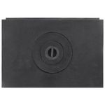 Casa si Gradina - Termice - Sobe, Seminee si accesorii - Accesorii seminee si sobe - Set Recuperator caldura email, tip radiator maro, ø 120 mm + Plita din Fonta pentru Sobe 315x475mm, 1 Ochi, Evotools - Infinity.ro