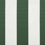 Casa si Gradina - Gradina si terasa - Umbrele si pavilioane - Pavilioane - Cortina Retractabila Verde si alb 350 x 250 cm Stofa si Metal - Infinity.ro