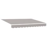 Casa si Gradina - Gradina si terasa - Umbrele si pavilioane - Pavilioane - Cortina Retractabila Gri deschis 300 x 250 cm Stofa si Metal - Infinity.ro