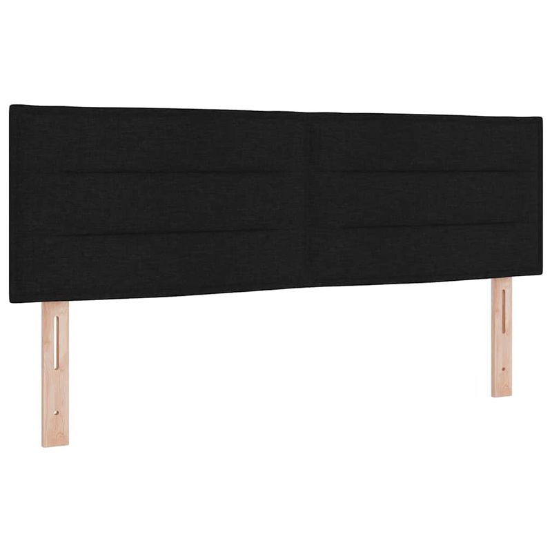 Casa si Gradina - Mobilier - Paturi si accesorii - Paturi - Pat boxspring cu saltea cu saltea Negru 140 x 190 cm tesatura - Infinity.ro