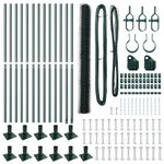 Casa si Gradina - Gradina si terasa - Garduri, panouri si accesorii - Ingradire cu stalpi Verde 1.4 x 25 m otel acoperit cu PVC - Infinity.ro