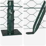Casa si Gradina - Gradina si terasa - Garduri, panouri si accesorii - Ingradire cu stalpi Verde 1.4 x 25 m otel acoperit cu PVC - Infinity.ro