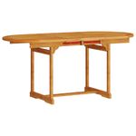 Casa si Gradina - Gradina si terasa - Mobilier exterior - Mese gradina - Set de masa pentru gradina 7 pcs Maro lemn masiv de acacia - Infinity.ro