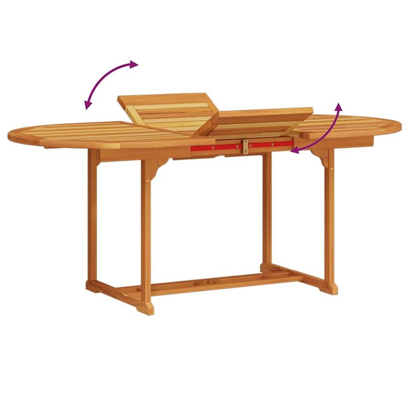 Casa si Gradina - Gradina si terasa - Mobilier exterior - Mese gradina - Set de masa pentru gradina 7 pcs Maro lemn masiv de acacia - Infinity.ro