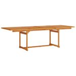 Casa si Gradina - Gradina si terasa - Mobilier exterior - Mese gradina - Set de masa pentru gradina 9 pcs Maro lemn masiv de acacia - Infinity.ro