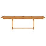 Casa si Gradina - Gradina si terasa - Mobilier exterior - Mese gradina - Set de masa pentru gradina 9 pcs Maro lemn masiv de acacia - Infinity.ro