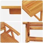 Casa si Gradina - Gradina si terasa - Mobilier exterior - Mese gradina - Set de masa pentru gradina 9 pcs Maro lemn masiv de acacia - Infinity.ro