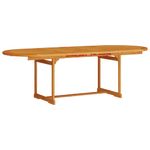 Casa si Gradina - Gradina si terasa - Mobilier exterior - Mese gradina - Set de masa pentru gradina 9 pcs Maro lemn masiv de acacia - Infinity.ro