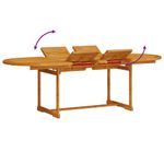 Casa si Gradina - Gradina si terasa - Mobilier exterior - Mese gradina - Set de masa pentru gradina 9 pcs Maro lemn masiv de acacia - Infinity.ro