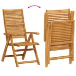 Casa si Gradina - Gradina si terasa - Mobilier exterior - Mese gradina - Set de masa pentru gradina 7 pcs Maro lemn masiv de acacia - Infinity.ro