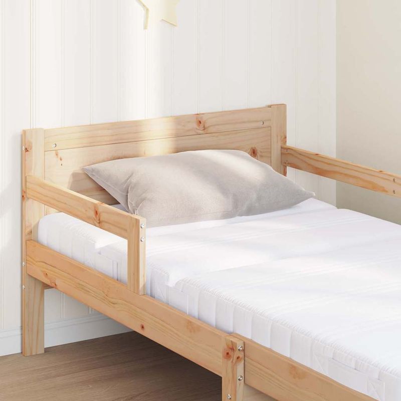Casa si Gradina - Mobilier - Paturi si accesorii - Paturi - Cadru de pat cu saltea cu headboard Maro 80 x 200 cm - Infinity.ro