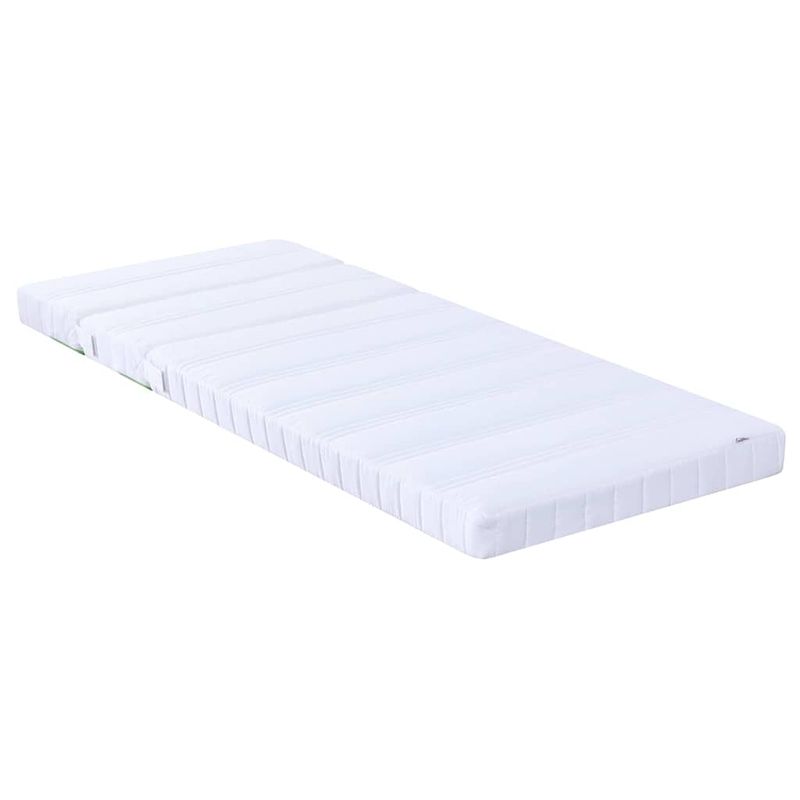 Casa si Gradina - Mobilier - Paturi si accesorii - Paturi - Cadru de pat cu saltea cu headboard Maro 80 x 200 cm - Infinity.ro