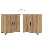 Casa si Gradina - Mobilier - Mobilier baie - Corpuri baie - Set de mobilier pentru baie Pe perete 2 pcs stejar artizanal - Infinity.ro