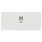 Casa si Gradina - Mobilier - Seturi de mobilier - Seturi baie - Set de mobilier pentru baie cu raft 2 pcs Alb 76.5 x 35 x 64 cm - Infinity.ro